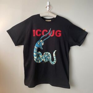 Gucci x Freya Hartas ICCUG black snake t-shirt , Size L